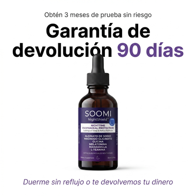 Soomi NightShield™ | Protección esofágica y sueño profundo con Nanotecnología