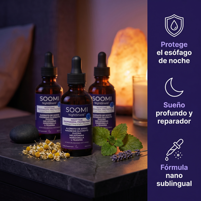 Soomi NightShield™ | Protección esofágica y sueño profundo con Nanotecnología