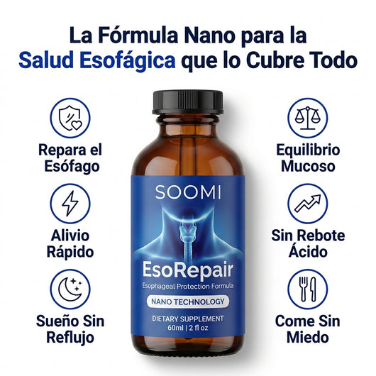 Soomi EsoRepair™ | Reparador esofágico nano-sublingual